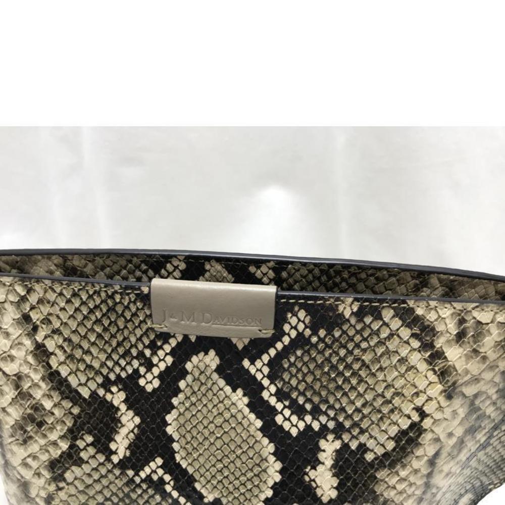 J&M Davidson Bateau Embossed Python Bag - Picture 5 of 6